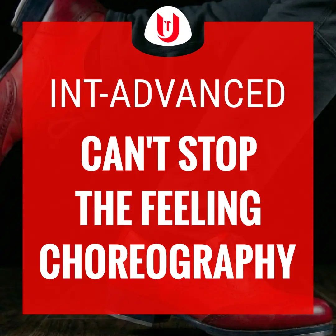 Can't Stop the Feeling int-advanced tap dance choreography product graphic