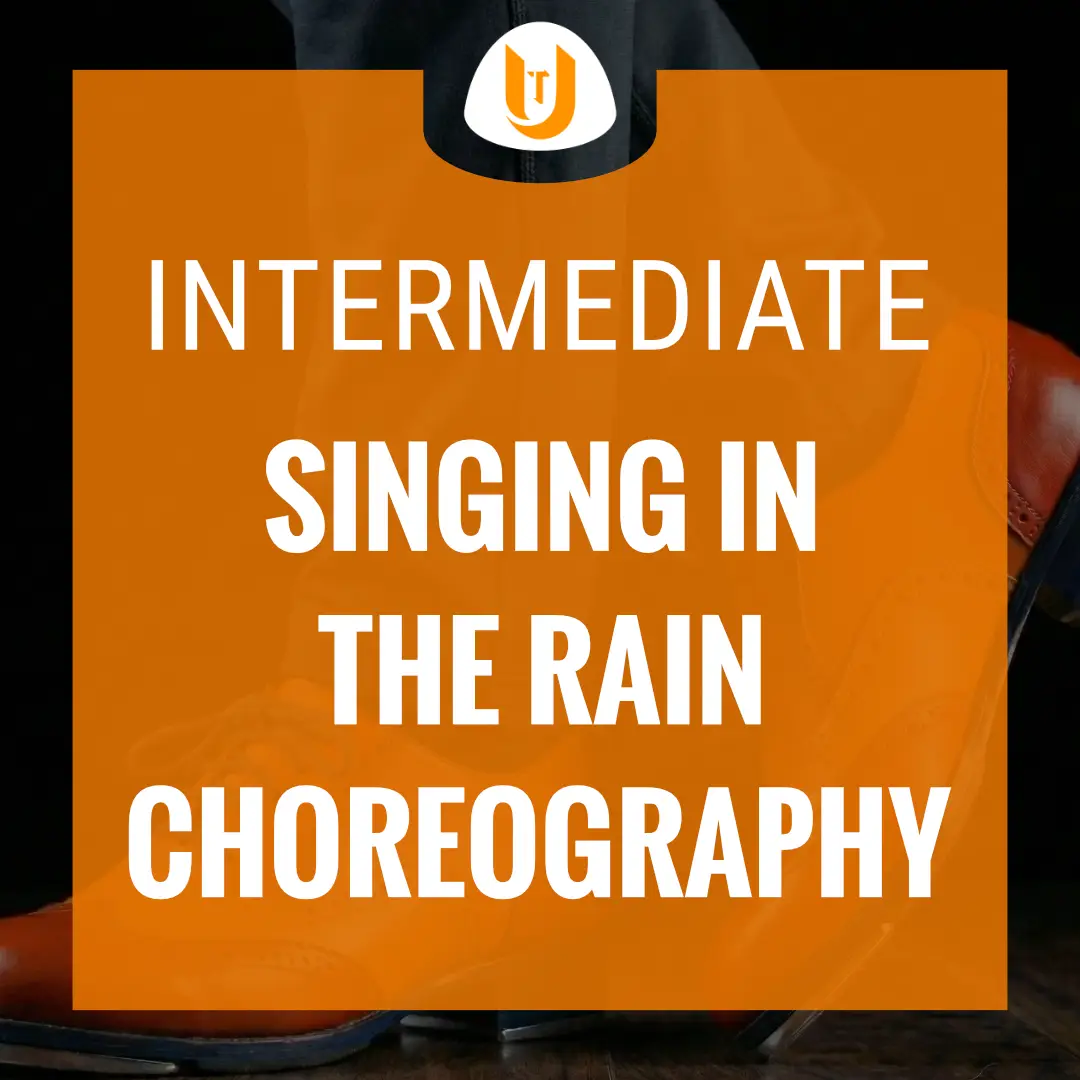 Singing in the Rain intermediate tap dance choreography product graphic