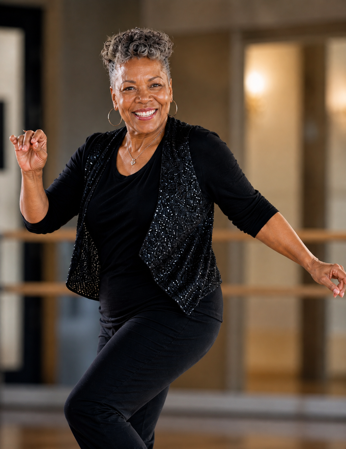 Happy Woman Tap Dancing  - Intermediate Tap Dance Videos