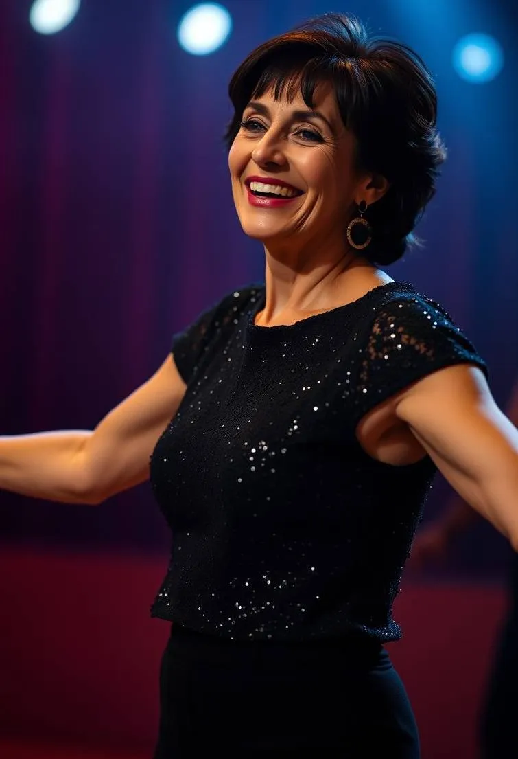 Happy Woman Tap Dancing - Large Beginner Package