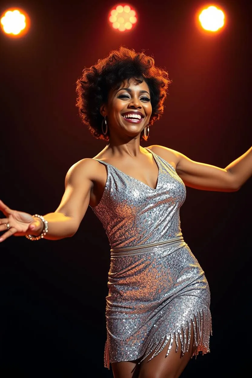 Smiling Woman Tap Dancing - Essentials Adv-Beginner Package