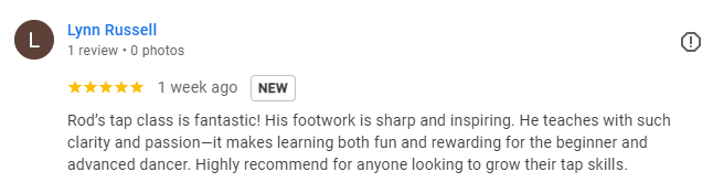 5 Star Google Review of United Taps by Lynn Russell